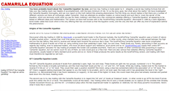 Desktop Screenshot of camarillaequation.com